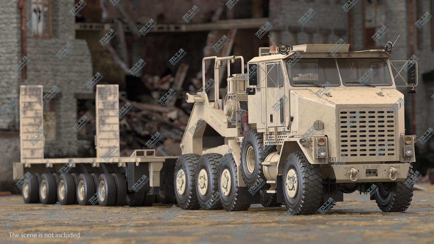 images/goods_img/2021040163/3D Desert Camouflage Oshkosh M1070 Truck with M1000 Semi-Trailer Dirty/2.jpg